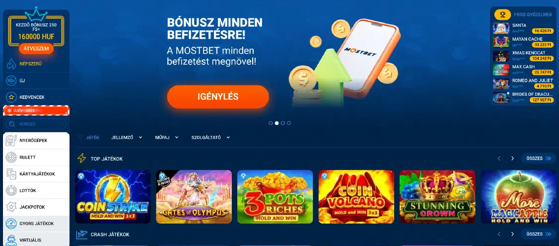 Mostbet HU Online Kaszinó