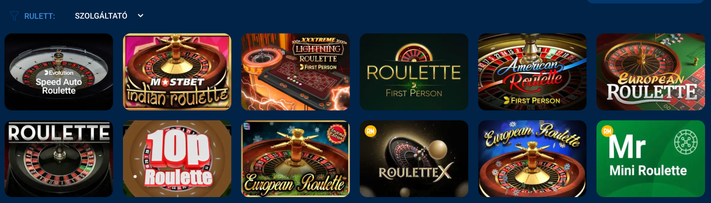 roulette-mostbet